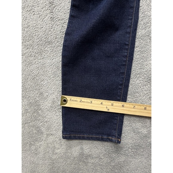 Old‎ Navy Jeans Womens 6 Short Blue Mid Rise Original Straight Stretch Denim - Picture 2 of 9